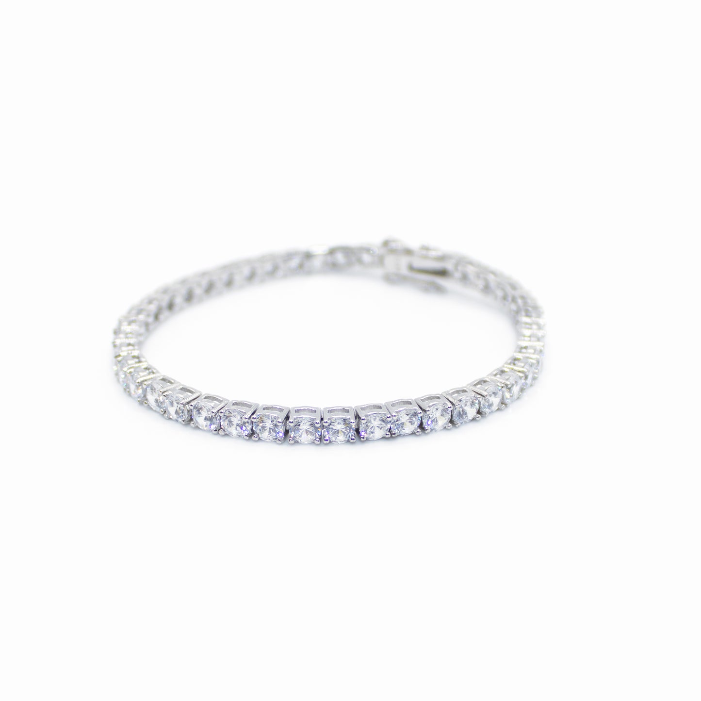 Turkeza | 925 Sterling Silver CZ Tennis Bracelet