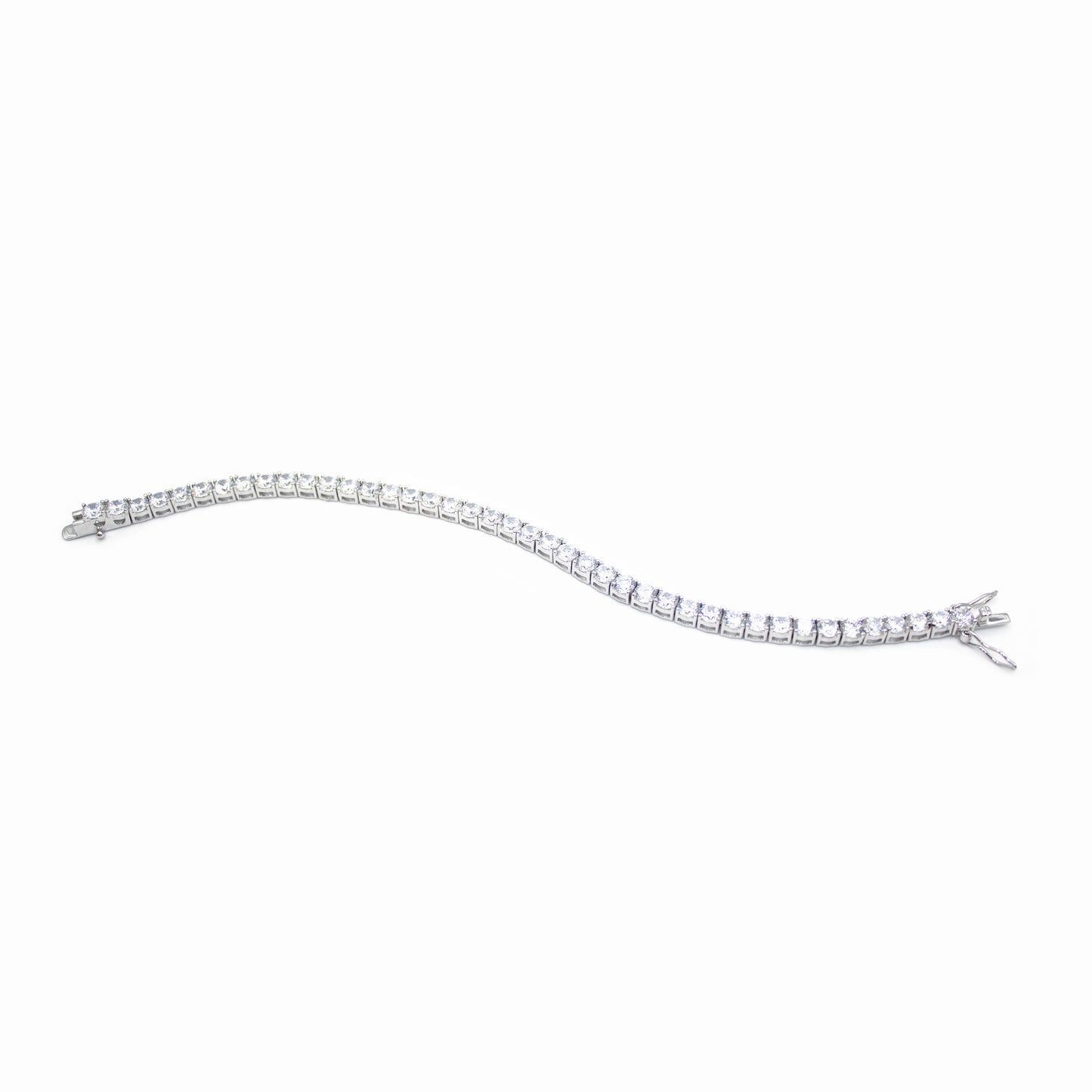 Turkeza | 925 Sterling Silver CZ Tennis Bracelet