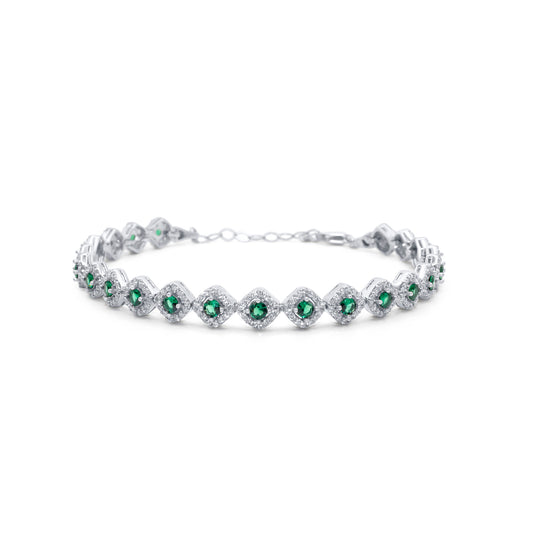 Turkeza | 925 Signature Sterling Silver Bracelet -Turkish Bracelet