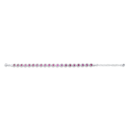 Turkeza | 925 Signature Sterling Silver CZ Turkish Bracelet