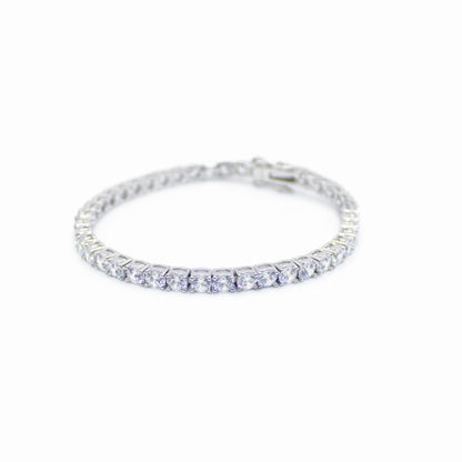 Turkeza | 925 Sterling Silver CZ Tennis Bracelet