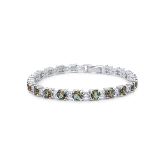 Turkeza | 925 Sterling Silver Signature Zultanite CZ - Turkish Bracelet