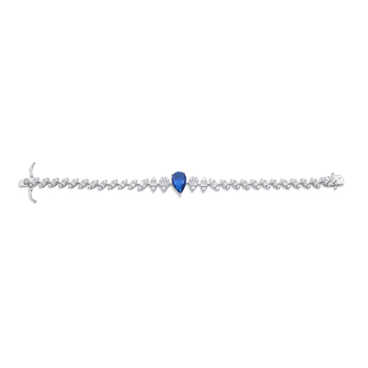 Turkeza | 925 Sterling Silver Turkish Gem Stone Bracelet