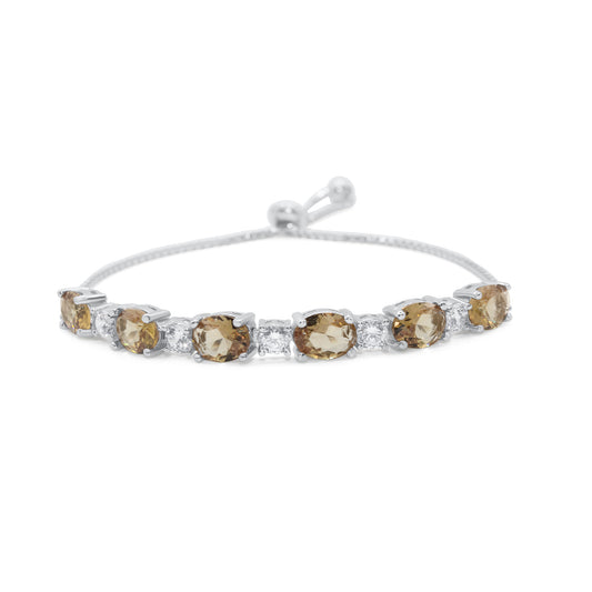 Turkeza | 925 Sterling Silver Zultanite CZ Adjustable Turkish Bracelet