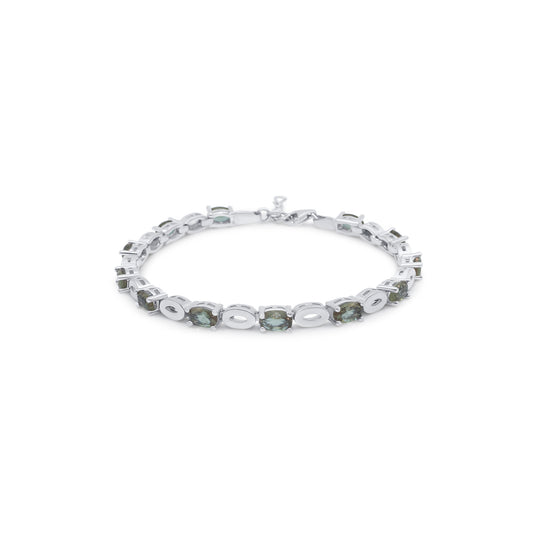 Turkeza | 925 Sterling Silver Zultanite Zero Bracelet - Turkish Bracelet