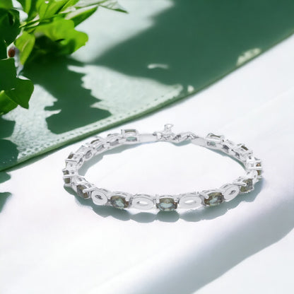 Turkeza | 925 Sterling Silver Zultanite Zero Bracelet - Turkish Bracelet